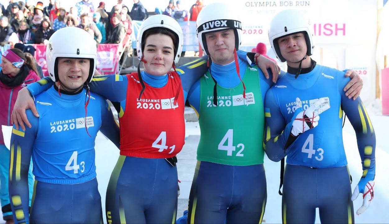 🇺🇦 Шосте місце України в командній естафеті із санного спорту!